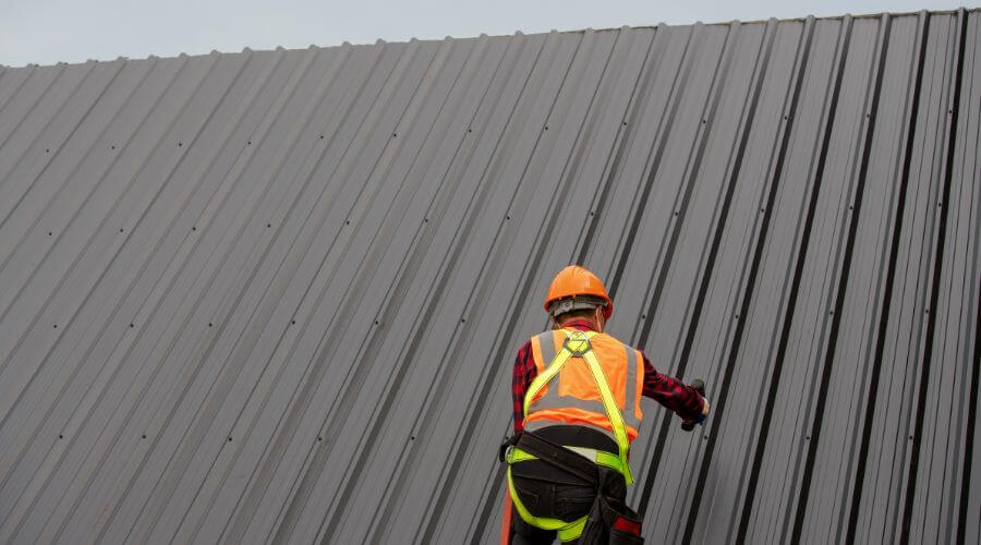 Professional metal roof installation services in Fombell, PA